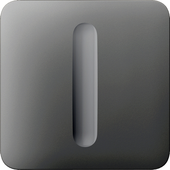 AJAX Homeautomation Zubehör LightSwitch SoloButton (Dimmer) horizontal *weiß* (91254.257.WH1)