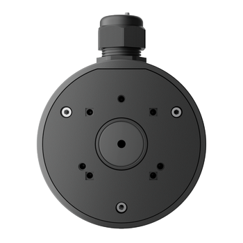 AJAX bagdåse i sort aluminium for AJAX Dome/ Turret/ Bullet kamera. IP66 (88882.234.BL)