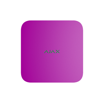AJAX 16 Kanal NVR, 4K, hvid. ONVIF/ RTSP support, op til 100 Mbps. Uden harddisk (70934.122.WH)