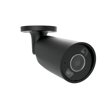 AJAX Bullet kamera i sort, 8MP 4mm optik, IR/lys op til 50m, med PoE/12V DC og SD slot op til 256GB, WDR, IP65 (126258.217.BL1)