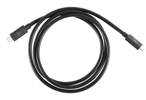 V7 3.9FT THUNDERBOLT 4 CABLE USB4 240W PD USB-C DUAL 4K/8K 40G CABL (V7USB4-1.2M)
