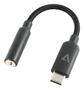 V7 USB-C TO AUDIO AUX DONGLE ADAPT 3.5MM AUX AUDIO CABLE ADPT M/F CABL (V7UCAUDIO-BLK)