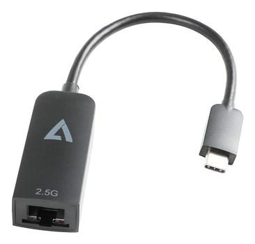 V7 USB-C TO ETHENET 2.5G ADAPTER RJ-45 NETWORK DONGLE CABLE ADPTR CABL (V7UCRJ25G-BLK)