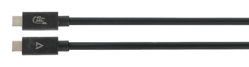 V7 3.9FT THUNDERBOLT 4 CABLE USB4 240W PD USB-C DUAL 4K/8K 40G CABL (V7USB4-1.2M)