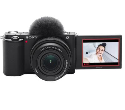 SONY ZV-E10 + E PZ 16-50mm F3.5-5.6 OSS II MILC 24,2 MP CMOS 6000 x 4000 Pixel Schwarz (ZVE10KB.CEC)