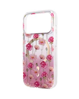 iDEAL OF SWEDEN MIRROR CASE MAGSAFE IPHONE 17 PM ROSE BLUSH FLORAL (IDMRCMS-I2567P-603)