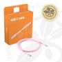 CLUB 3D USB4 Type-C cable 20 Gbps/ 4K60Hz/ PD 240W 48V/5A pink 2m (CAC-3002)