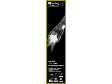 SANDBERG Survivor 7in1 Torch Powerbank 10000 (421-09)