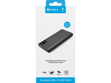 Sandberg Powerbank USB-C PD 20W 10000mAh (420-58)