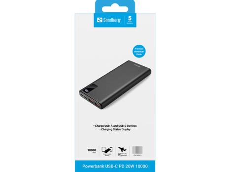 SANDBERG Powerbank USB-C PD 20W 10000 (420-58)