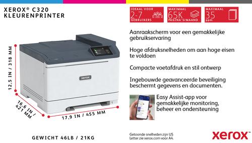 XEROX C320 A4 33ppm Wireless Duplex Prin (C320V_DNI)