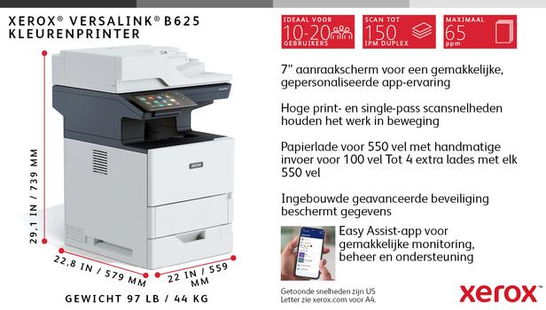 XEROX VersaLink B625 A4 61ppm Duplex (B625V_DN)