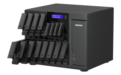 QNAP 16-BAY QUTS HERO NAS (12 X 3.5IN SATA + 4 X U.2 NVME SLOTS) INT (TVS-AIH1688ATX-U9-48G)
