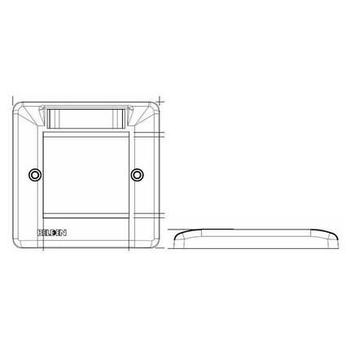 BELDEN Faceplate Euromod Outlet (NN01535)