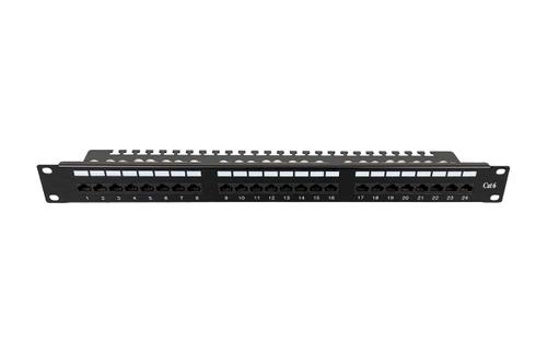LANVIEW Cat6 1U 24 Port Patch Panel  (LVR-CAT6-UTP-LSA)