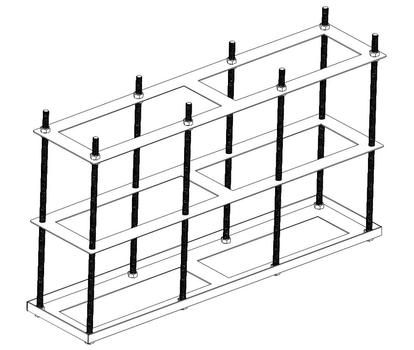 ERNITEC Ground-Mount Bracket for (0070-24900-MOUNT-KIOSK)