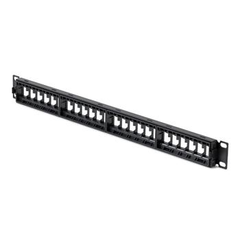STARTECH 1U BLANK KEYSTONE PATCH PANEL24 PORT/ UTP/ CABLE MANAGEMENT BAR CABL (C6PANELUTP241UCM)