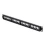 STARTECH 1U BLANK KEYSTONE PATCH PANEL24 PORT/ UTP/ CABLE MANAGEMENT BAR CABL (C6PANELUTP241UCM)