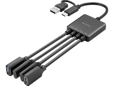 SANDBERG USB-C/A to 2A+2C Splitter (136-81)