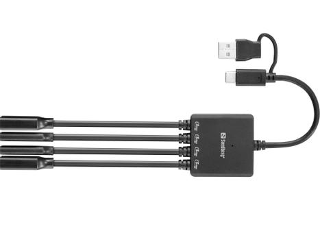 SANDBERG USB-C/A to 2A+2C Splitter (136-81)