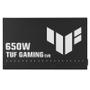 ASUS TUF GAMING Bronze 650 EVO 2026 Strømforsyning - 650 Watt - 120 mm - ATX 3.1 - 80 Plus Bronze cer...