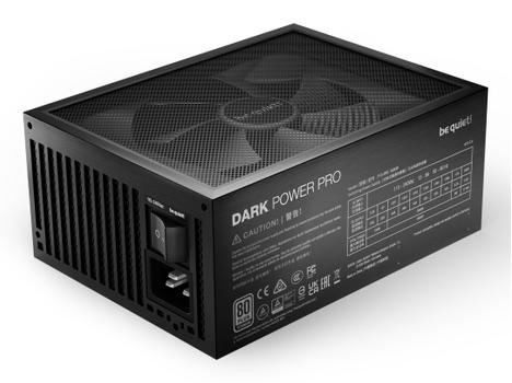 BE QUIET! Dark Power Pro 13 - 1600W Strømforsyning (PSU) - 1600 Watt - 135 mm - 80 Plus Titanium sertifisert (BN332)