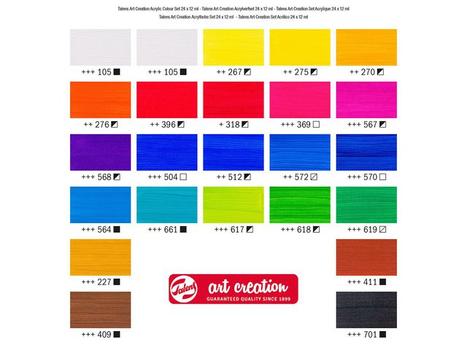 Talens Akrylmaling ARTCREATION Sett 12ml (24) (1014479)