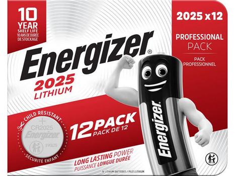 ENERGIZER Batteri ENERGIZER Lithium CR2025 (12) (7638900453843)