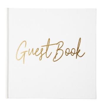 JOKER Gjestebok JOKER guestbook hvit/gull (64399)