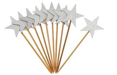 JOKER Dekor JOKER stjerne sølv (10)