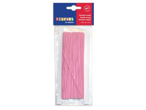PLAYBOX Elastisk tråd PLAYBOX 25m rosa (2471274)
