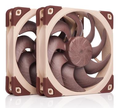 NOCTUA NF-A12x25 G2 PWM 2-PCS Fläkt Beige (NF-A12x25 G2 PWM Sx2-PP)