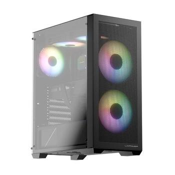 LC POWER Computer Case Midi Tower White (LC-717B-ON)