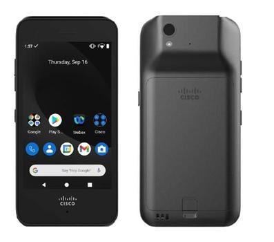 CISCO 840 10,2 cm (4") Android 10.0 USB Type-C 3 GB 32 GB 3040 mAh Svart 32GB Svart (CP-840-BUN-K9)