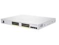 CISCO Business 250 Series CBS250-24P-4X - Switch - L3 - smart - 24 x 10/100/1000 (PoE+) + 4 x 10 Gigabit SFP+ - rackmonterbar - PoE+ (195 W) - återanvänd
