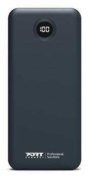 PORT DESIGNS POWERBANK 10 000 mAh - 2x BUILT IN CABLE (907006)