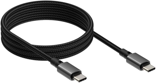 VISION 1m Black USB-C Magnetic Cable (TC 1MUSBCMAG/BL)