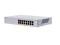 CISCO Business 110 Series 110-16PP - Switch - ohanterad - 8 x 10/100/1000 (PoE) + 8 x 10/100/1000 - rackmonterbar, skrivbordsmodell, väggmonterbar - PoE (64 W) - återanvänd