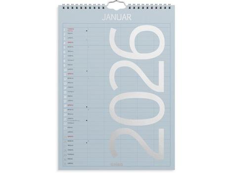 GRIEG Familiekalender GRIEG 2026 Color A4 (98207226)