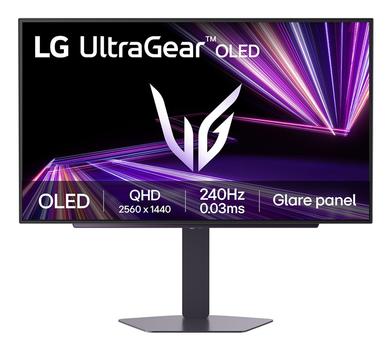 LG 27" UltraGear gamingskjerm 27GX704A 2560x1440 OLED, 240hz, 0,03ms, 1,5m:1, HDR400. 2xHDMI/DP (27GX704A-B.AEU)
