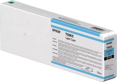 EPSON SglpckLightCY T55K500 UChrme HDX/ HD700ml (C13T55K500)