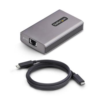 STARTECH StarTech.com - Network adapter - USB4 / Thunderbolt 5 - 1/ 2.5/ 5/ 10GBase-T x 1 - grey - TAA Compliant (USB4-10GBE-ETHERNET)