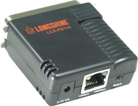 LONGSHINE Printserver 10/100 1x Parallel (LCS-PS110-A)