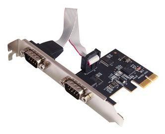 LONGSHINE Controller PCIe 2x Seriell (RS232) (LCS-6321M)