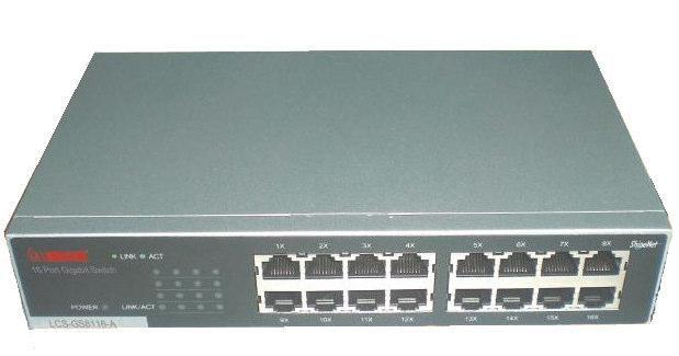 LONGSHINE Network Switch Unmanaged  (LCS-GS8116-B)