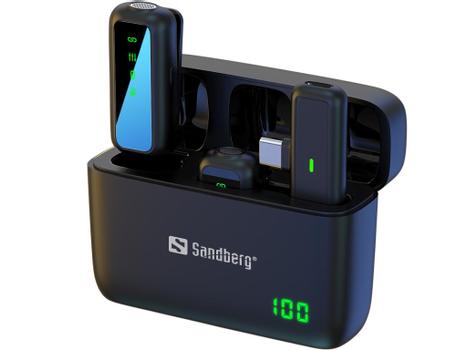 SANDBERG Streamer USB-C Wireless Mic x2 (126-55)