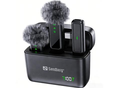 SANDBERG Streamer USB-C Wireless Mic x2 (126-55)