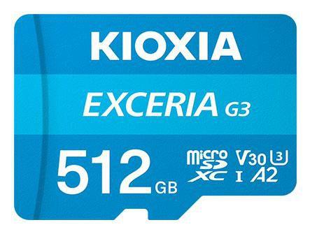 KIOXIA Exceria G3 512 Gb Microsdxc  (LMEX3L512GG2)