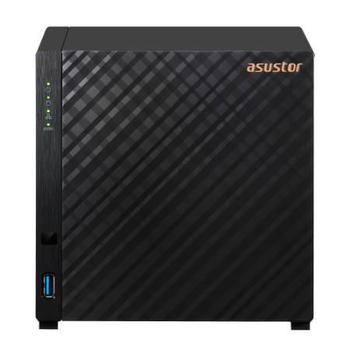 ASUSTOR AS1204T 4 Bay NAS Realtek RTD1619B 2.5GbE Port 1GB DDR4 Three USB 3.0 (AS1204T)