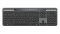 LOGITECH K980 Signature Slim Solar+ Wireless - Tastatur - Nordisk - Sort